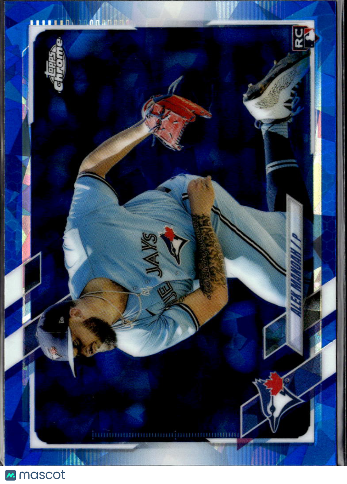 Alek Manoah 2021 Topps Chrome Update Sapphire Edition RC Toronto Blue Jays