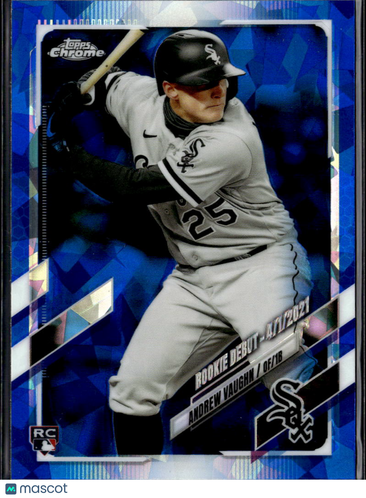Andrew Vaughn 2021 Topps Chrome Sapphire Edition RC Chicago White Sox