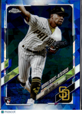 Luis Patiño 2021 Topps Chrome Update Series RC Blue Sapphire San Diego Padres
