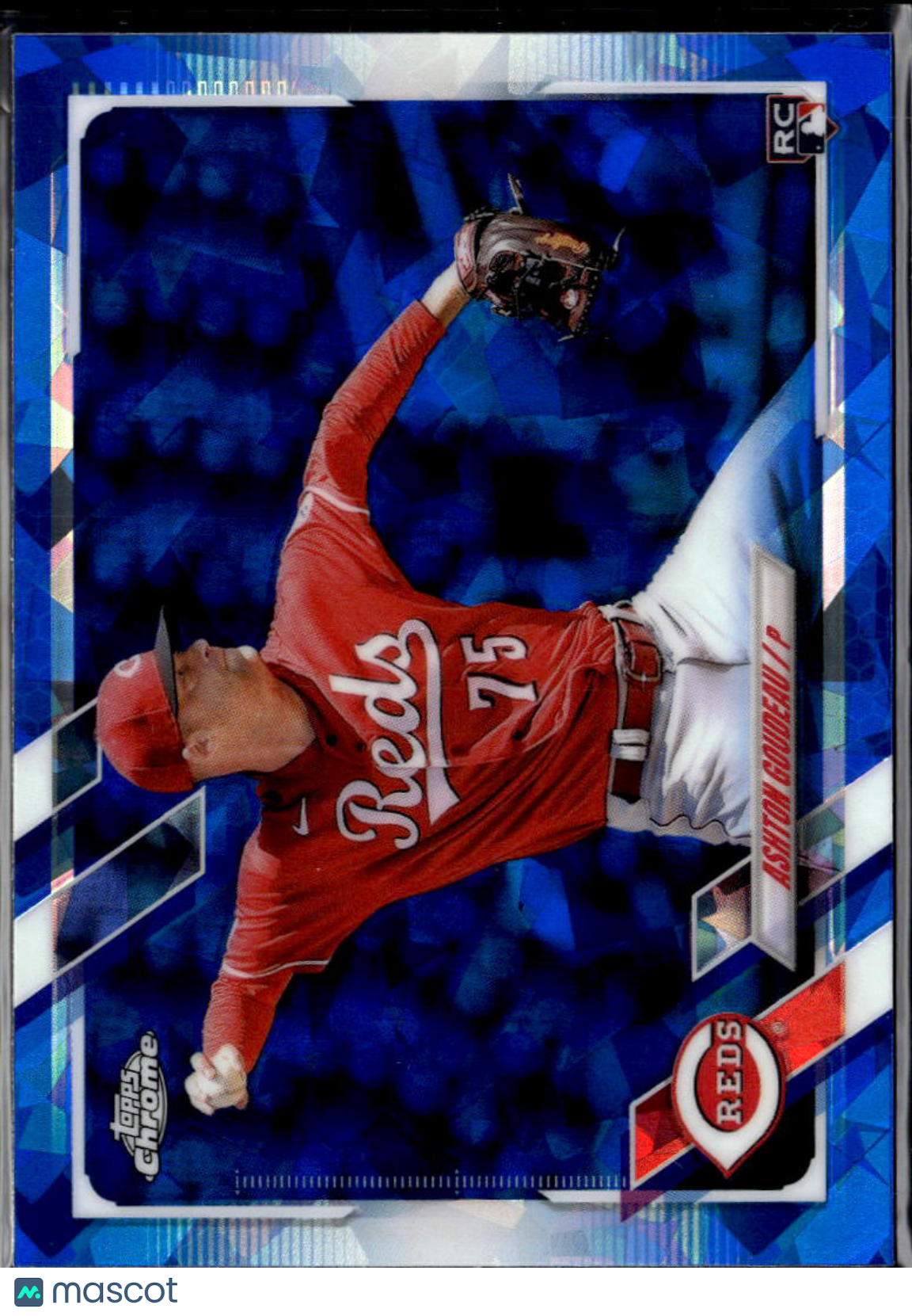 Ashton Goudeau 2021 Topps Chrome Update Sapphire Edition RC Cincinnati Reds
