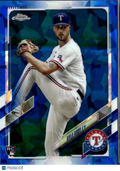 Kyle Cody 2021 Topps Chrome Sapphire Refractor RC Texas Rangers