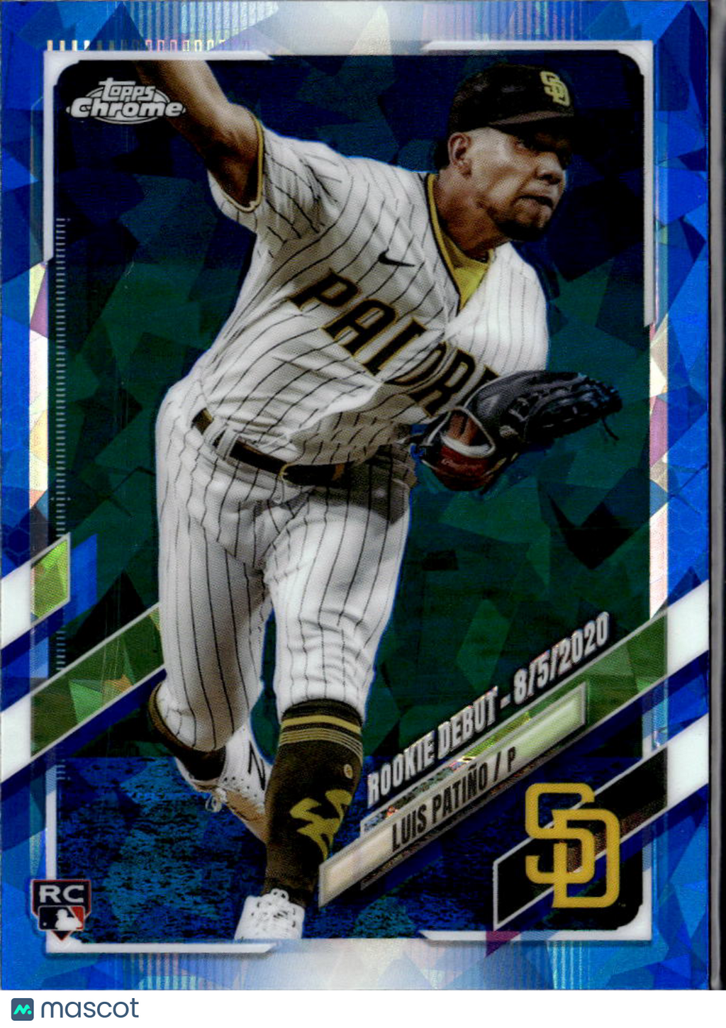 Luis Patiño 2021 Topps Chrome Sapphire RC San Diego Padres