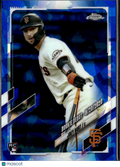 Joey Bart 2021 Topps Chrome Sapphire Refractor RC San Francisco Giants