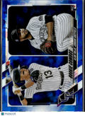 Jordan Sheffield Alan Trejo 2021 Topps Chrome Sapphire RC Blue Colorado Rockies