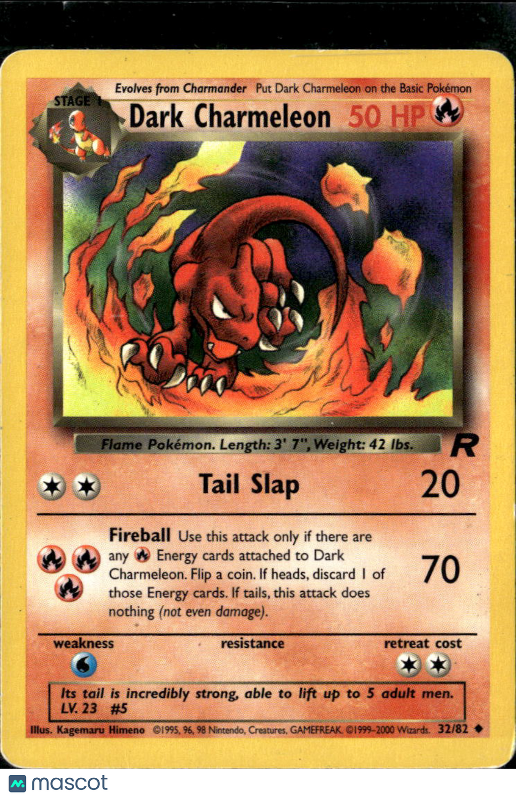 Dark Charmeleon 2000 Team Rocket Uncommon #32/82