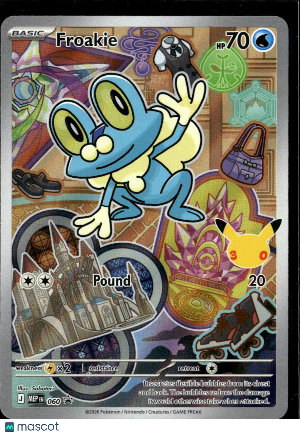 Froakie Mega Evolution Holo Black Star Promo #MEP EN 060