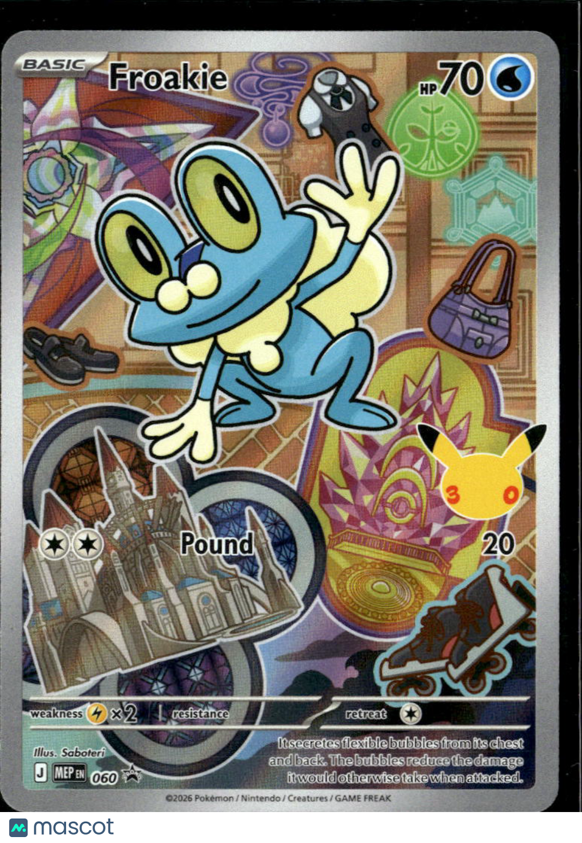 Froakie Mega Evolution Holo Black Star Promo #MEP EN 060