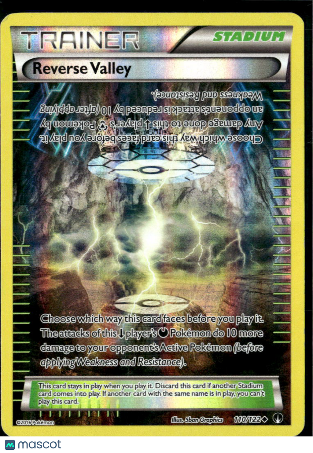Reverse Valley 2016 BREAKpoint Reverse Holo Uncommon #110/122