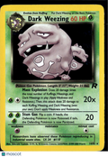 Dark Weezing 2000 Team Rocket Holo Rare #14/82
