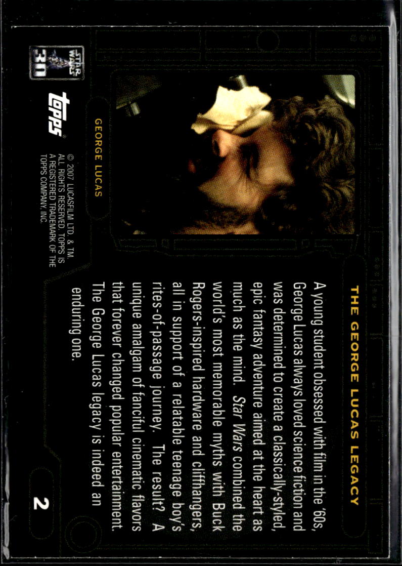 George Lucas 2007 Topps Star Wars 30th Anniversary Legacy #2