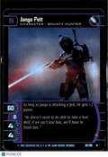 Jango Fett 2002 Wizards of the Coast Star Wars TCG Foil Attack of the Clones