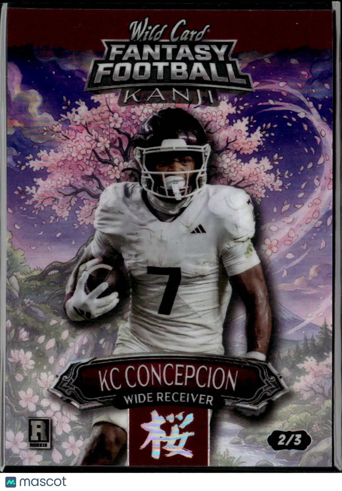 KC Concepcion 2026 Wild Card Rookie RC Kanji Texas A&M 2/3