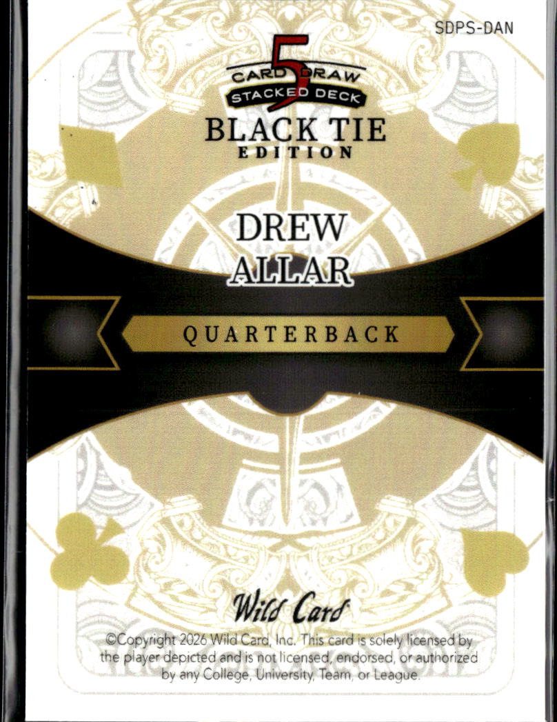 Drew Allar 2026 Wild Card Rookie RC Penn State Steelers 1/1