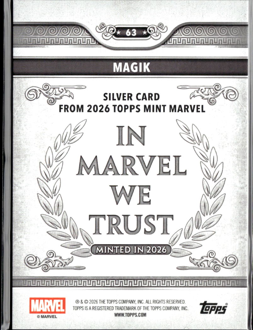 Magik 2026 Topps Mint Marvel Silver Card #63
