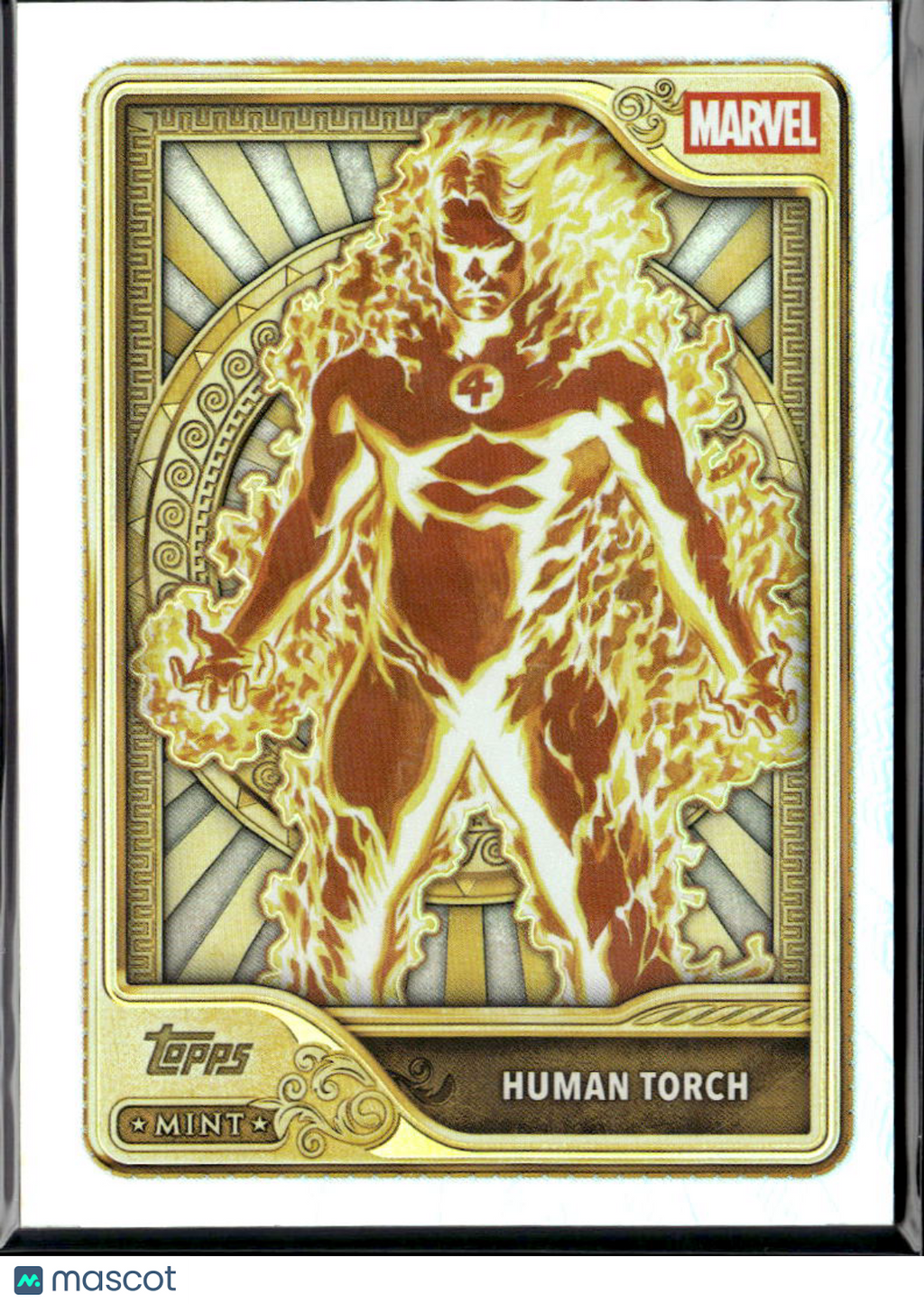 Human Torch 2026 Topps Mint Marvel Gold Card #87