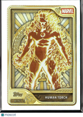 Human Torch 2026 Topps Mint Marvel Gold Card #87