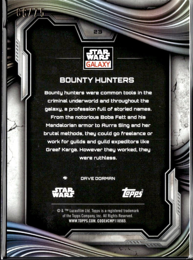 2023 Topps Star Wars Galaxy Chrome Dave Dorman #23
