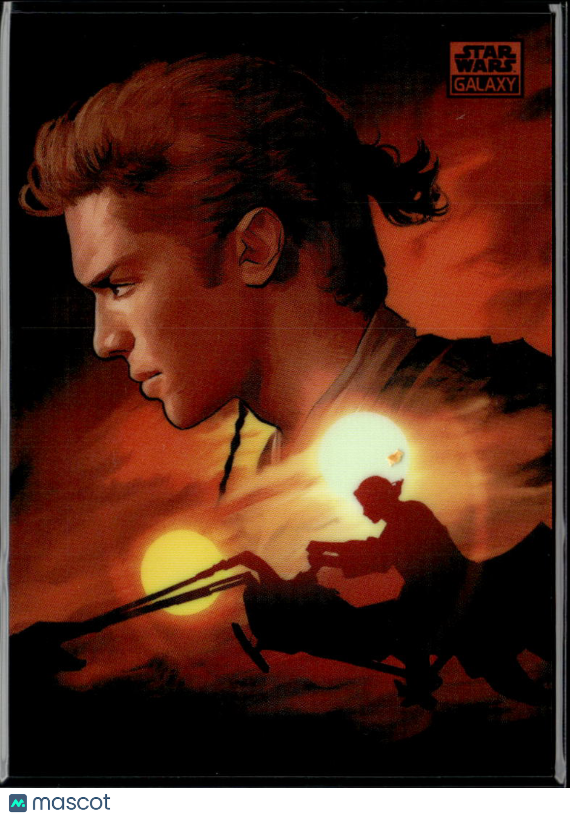 Anakin Skywalker's Sunset 2025 Topps Chrome Star Wars Orange Refractor 24/25 #3