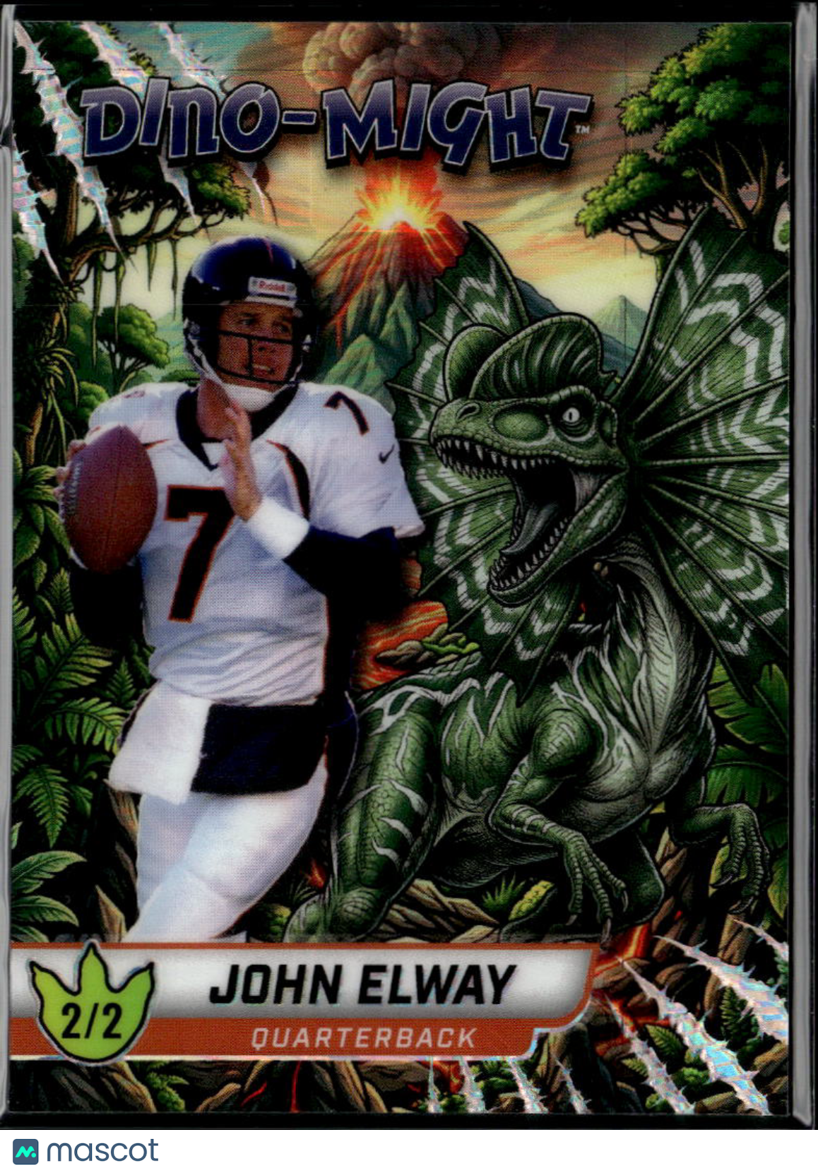 John Elway 2026 Wild Card Dino-Might Dino Eruption 2/2 Denver Broncos