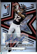 Jaylin Noel 2025 Rookies & Stars Auto Autograph RC Houston Texans