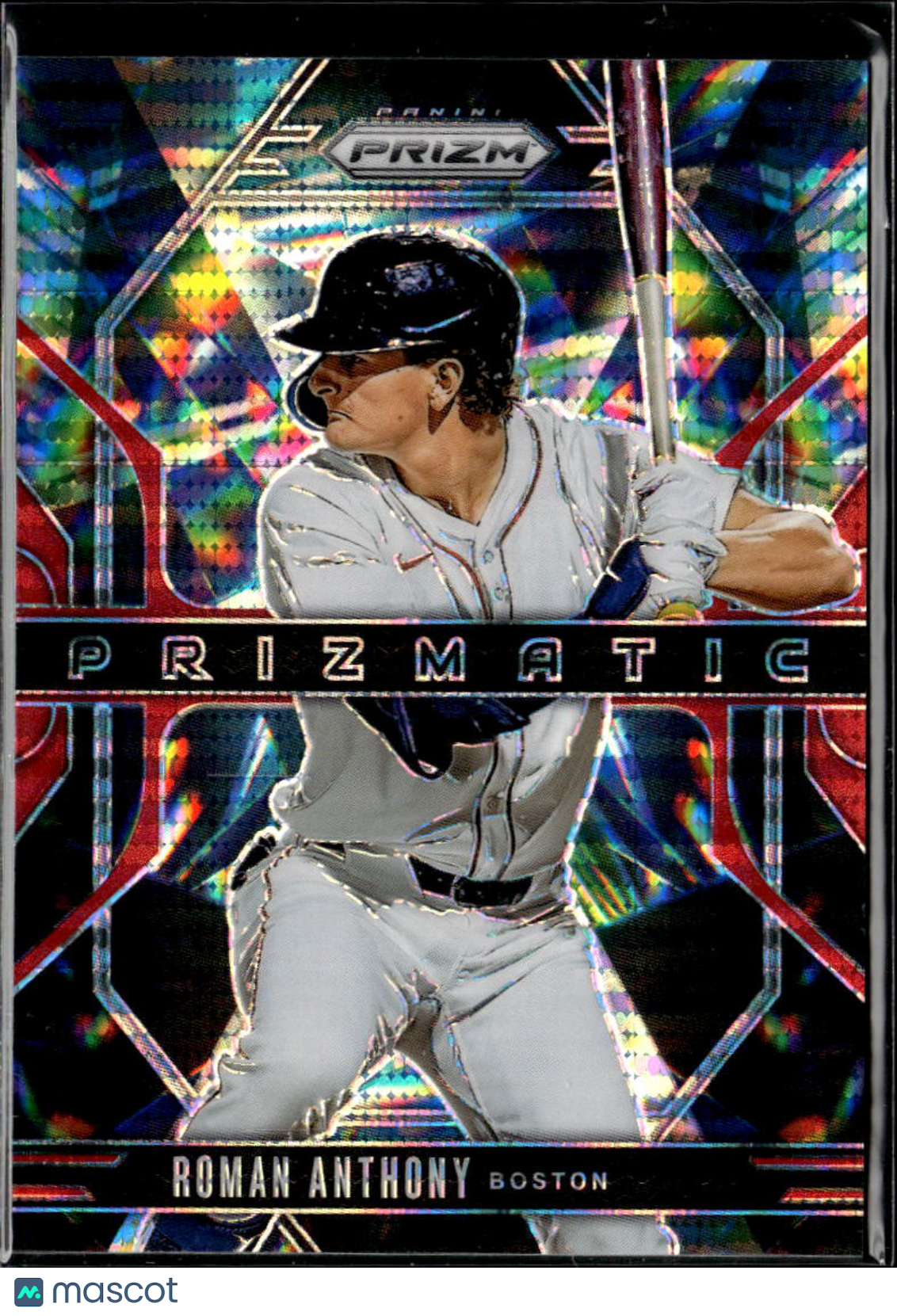 Roman Anthony 2025 Prizm Prizmatic Red Pulsar 163/399 Boston Red Sox