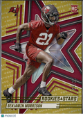 Benjamin Morrison 2025 Rookies & Stars GOLD Rookie RC 12/25 Tampa Bay Buccaneers