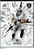 Jack Bech 2026 Topps Resurgence White Rookie RC /125 Las Vegas Raiders