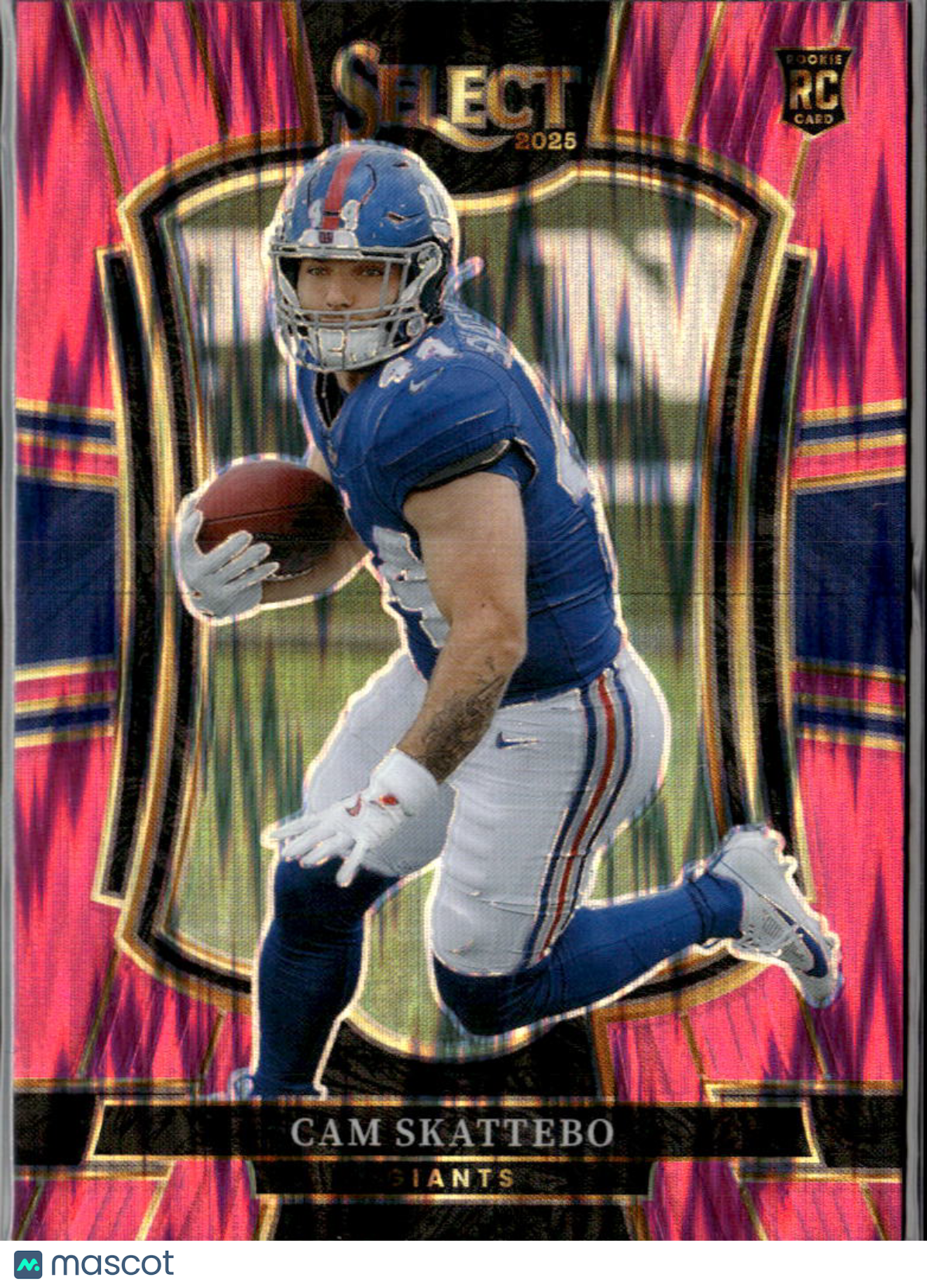 Cam Skattebo 2025 Select RC Rookie Pink New York Giants