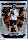 Caleb Williams 2025 Rookies & Stars Crusade Silver Prizm Chicago Bears