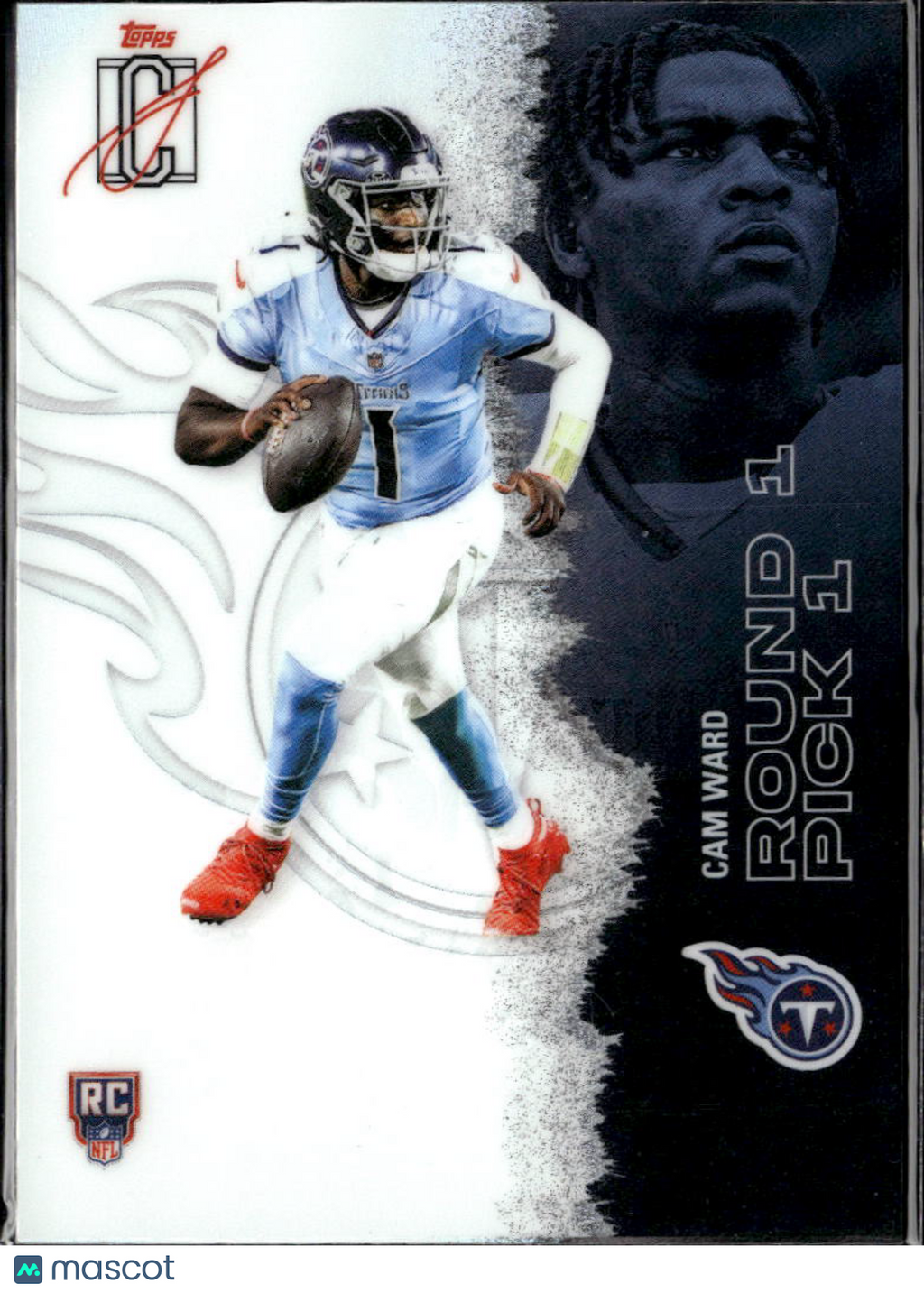 Cam Ward 2025 Topps Signature Collection Silver Rookie RC Tennessee Titans