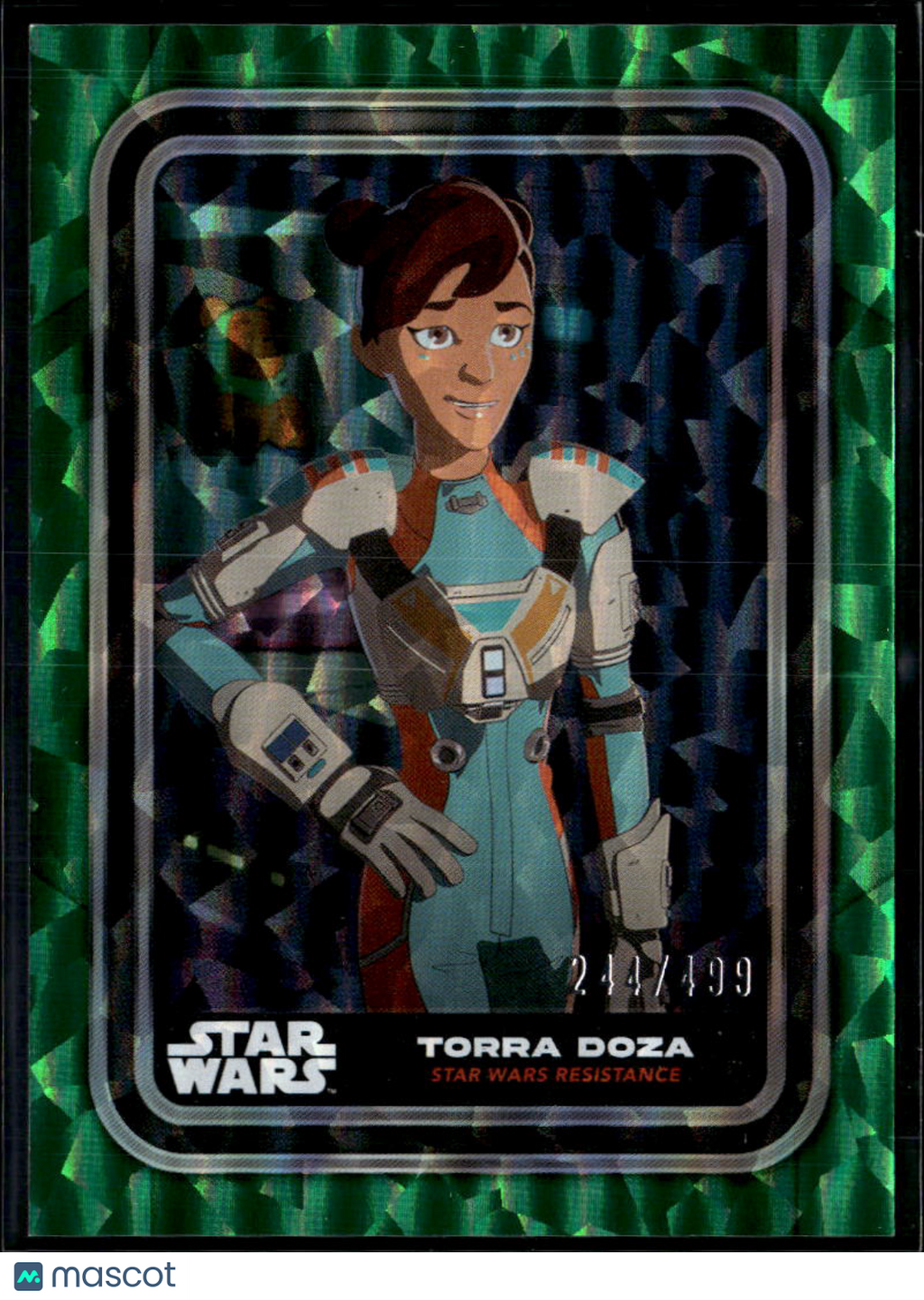 Torra Doza Topps Star Wars Resistance Green 244/499 #25