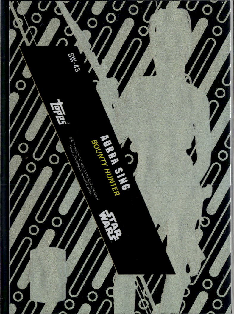 Aura Sing Topps High Tek Star Wars #SW43