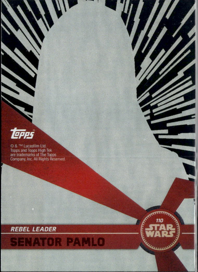 Senator Pamlo Topps Star Wars High Tek #110