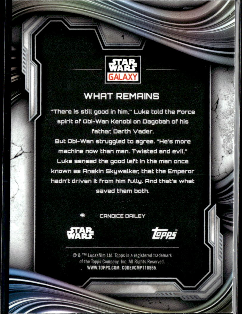 What Remains 2025 Topps Star Wars Galaxy #1