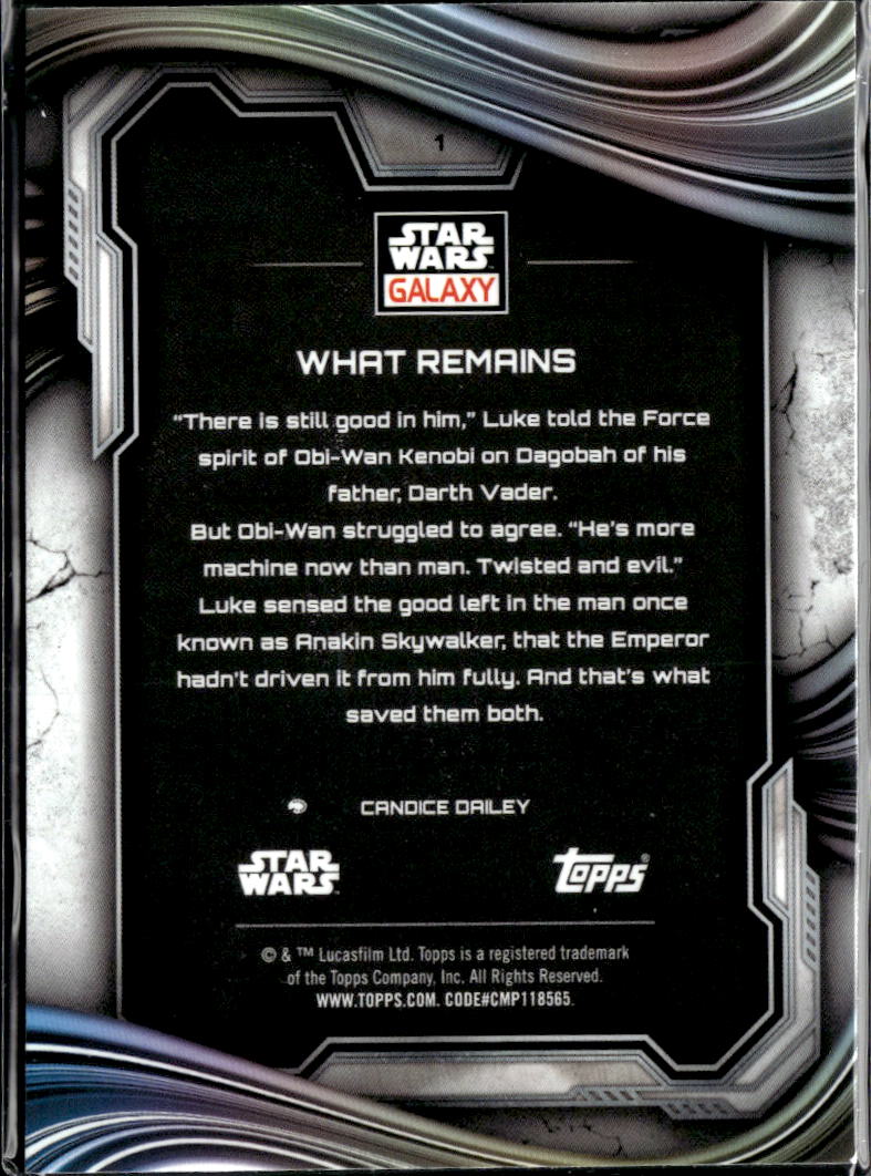 What Remains 2025 Topps Star Wars Galaxy #1