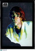 Luke Skuwalker Topps Chrome Star Wars Galaxy #1