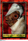 Benevolent Creature Topps Star Wars Sapphire Red 40th Anniversary #66