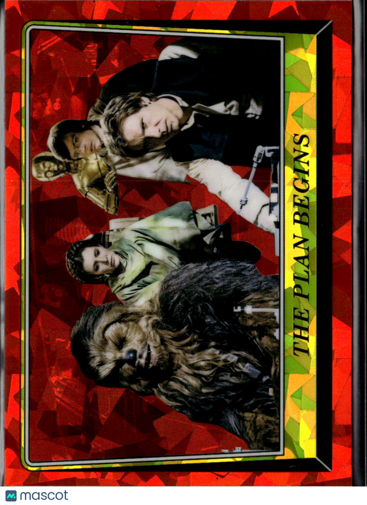 The Plan Begins 2023 Topps Star Wars Red Sapphire 40th Anniversary #67