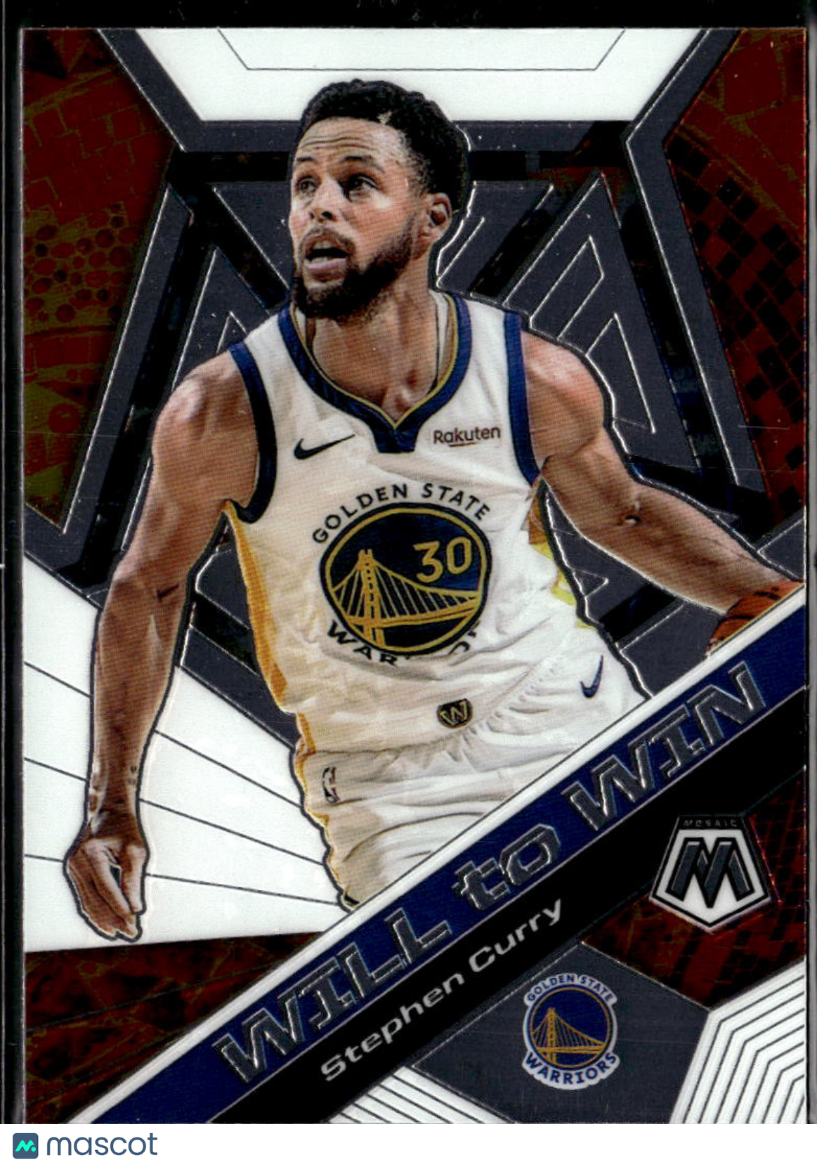 Stephen Curry 2020 Panini Mosaic Will to Win Golden State Warriors
