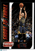 Stephen Curry 2019 Panini Threads Shoot to Thrill Golden State Warriors
