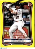 Brice Matthews 2026 Bowman RC Rookie Yellow /75 Houston Astros