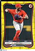 Zach Neto 2026 Bowman Yellow Parallel /75 Los Angeles Angels
