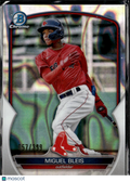 Miguel Bleis 2023 Bowman Chrome Lava Refractor /399 Boston Red Sox