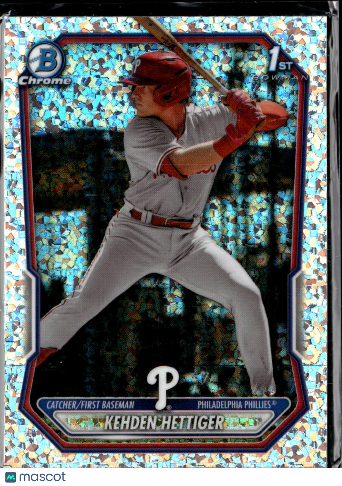Kehden Hettiger 2026 Bowman Chrome 1st Mini Diamond Refractor Phillies