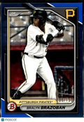 Bralyn Brazoban 2024 Bowman Blue /150 Pittsburgh Pirates