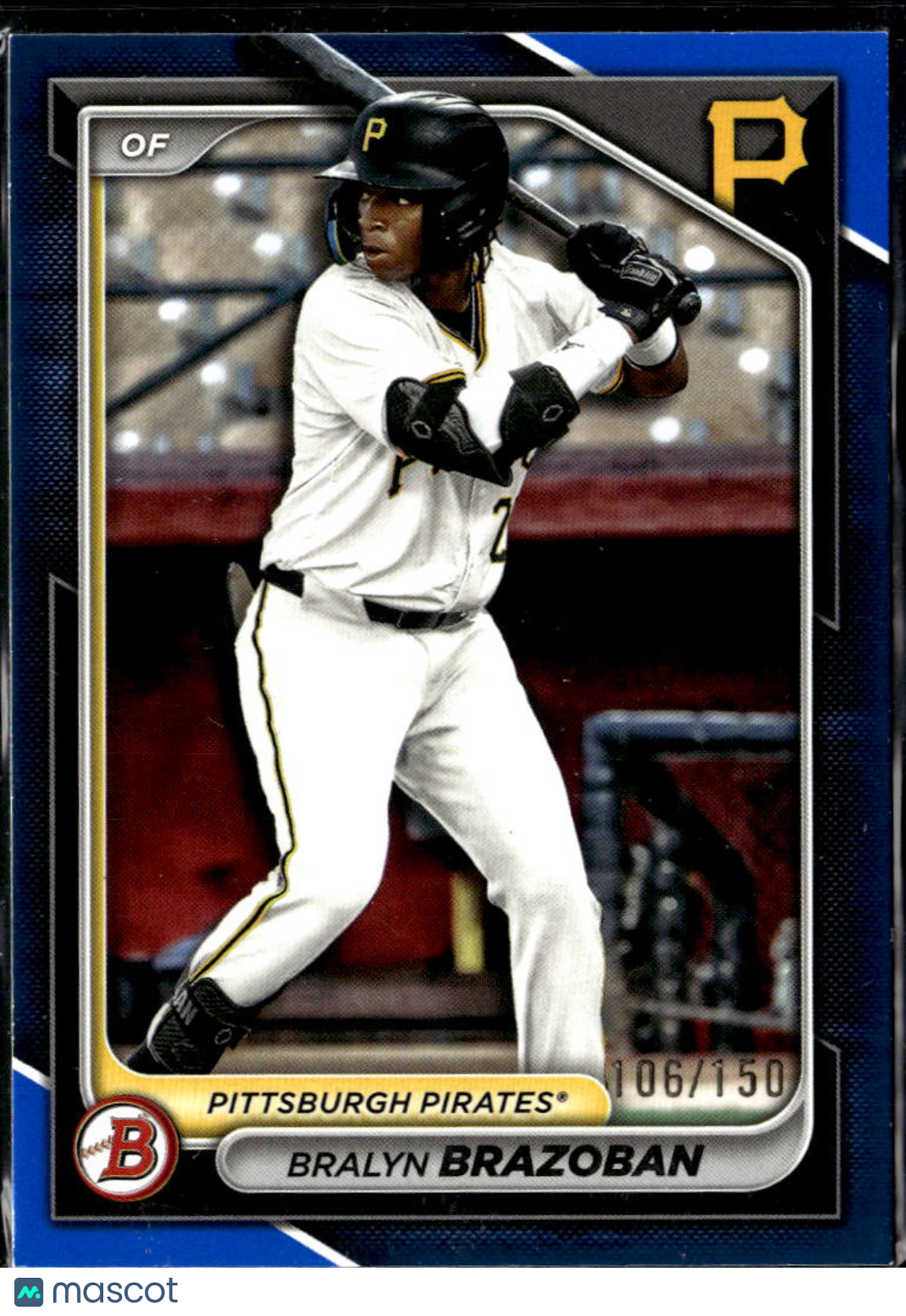 Bralyn Brazoban 2024 Bowman Blue /150 Pittsburgh Pirates