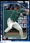 Cole Young 2024 Bowman Blue Paisley 62/125 Seattle Mariners