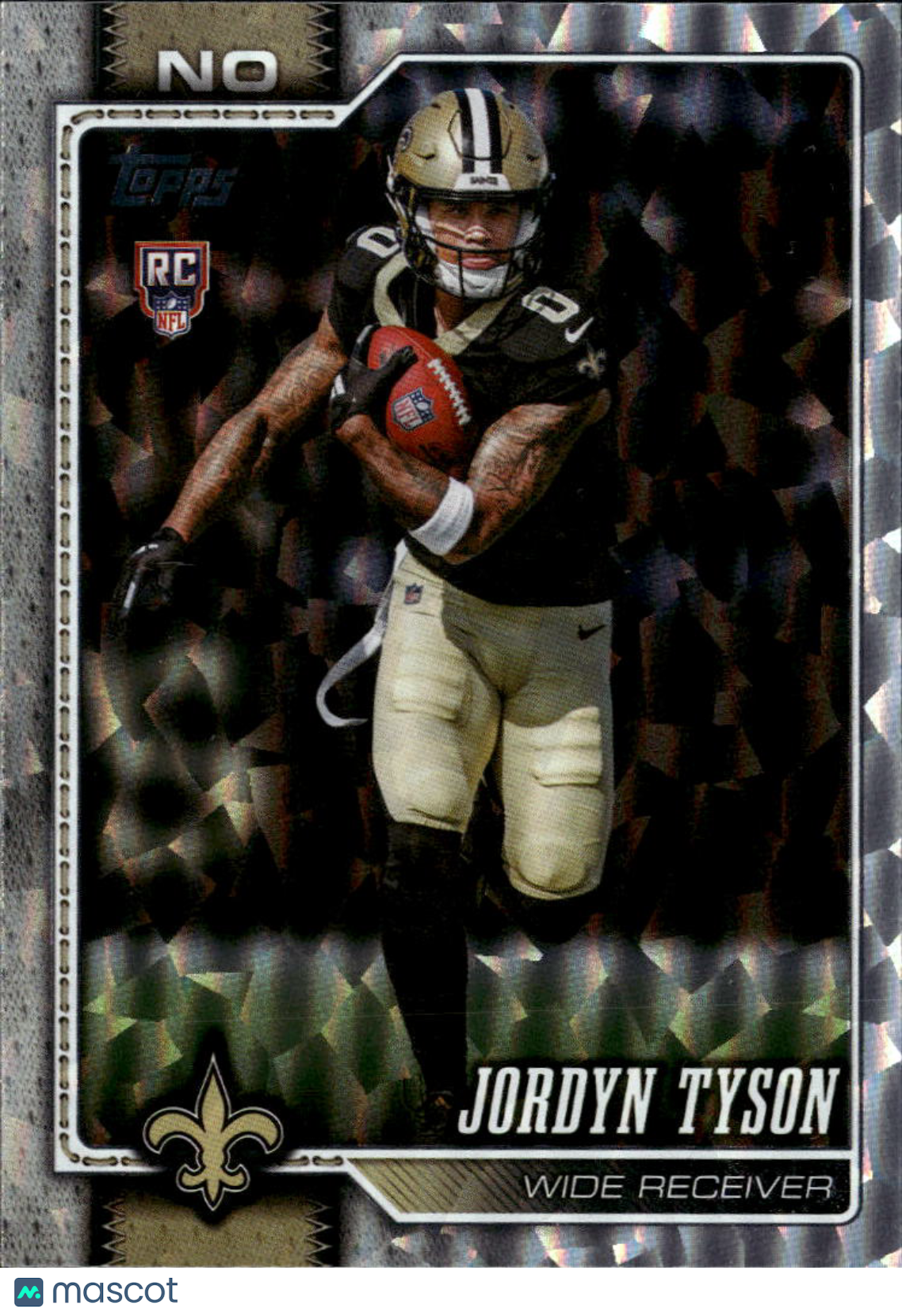 Jordyn Tyson 2026 Topps Ice Rookie RC New Orleans Saints