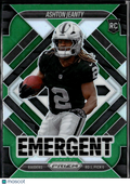 Ashton Jeanty 2025 Prizm Emergent RC Green Rookie Las Vegas Raiders