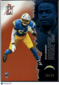 Kyle Kennard 2025 Topps Signature Class RC Orange /50 Los Angeles Chargers